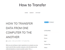 Tablet Screenshot of howtotransfer.com